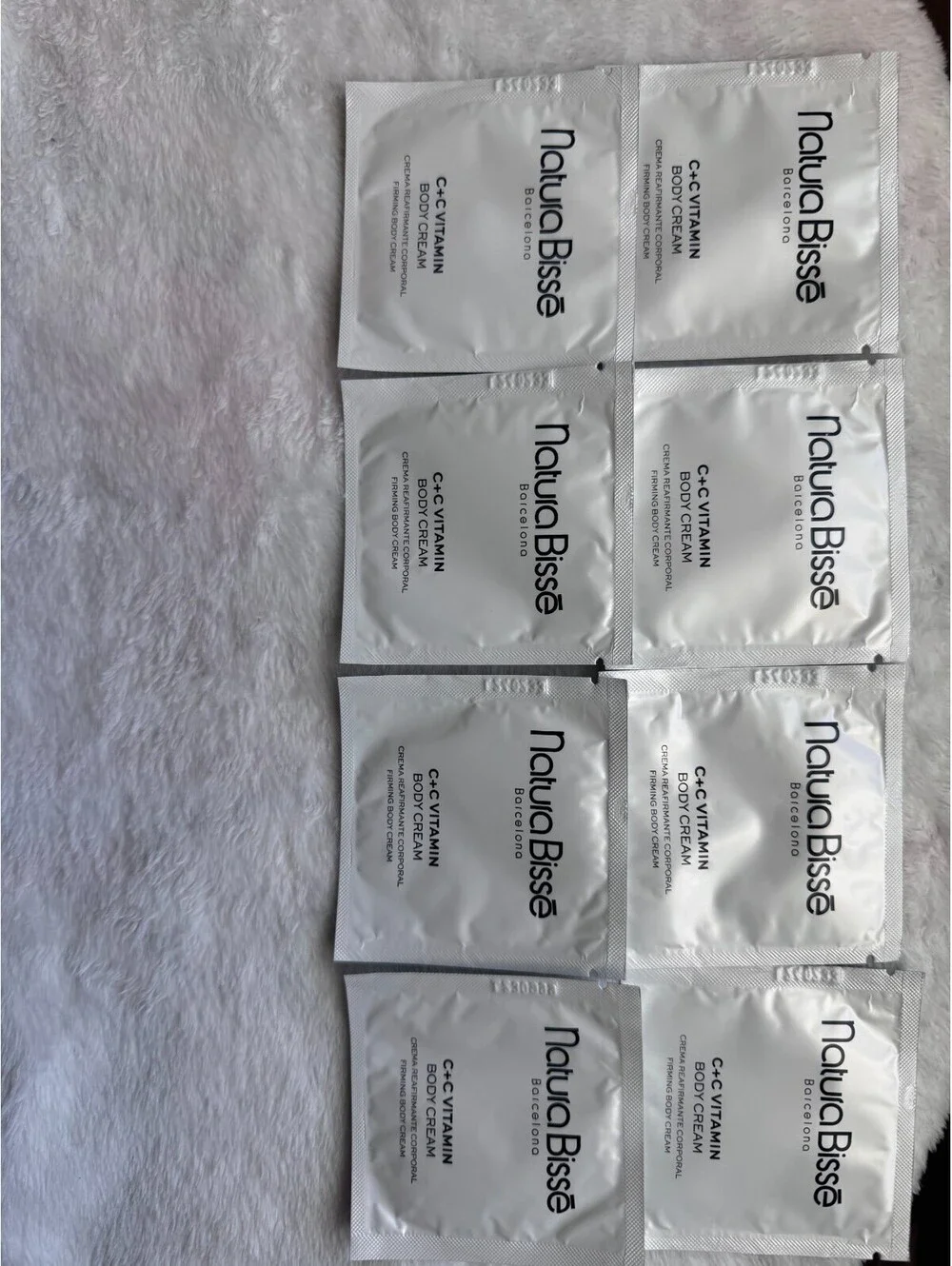 Natura Bisse C+C Vitamin Body Cream Samples X8 Sealed